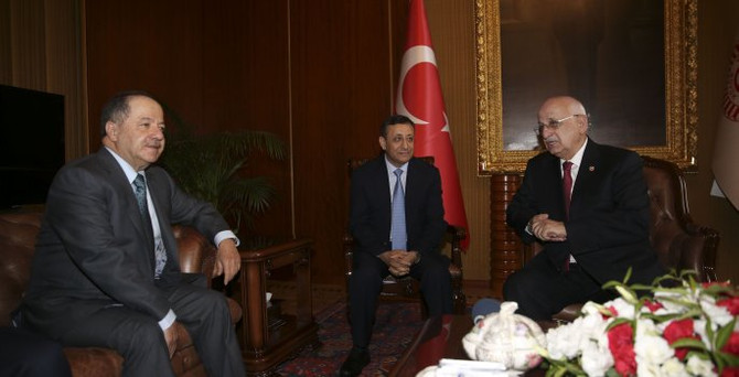 IKBY Başkanı Barzani, TBMM'de