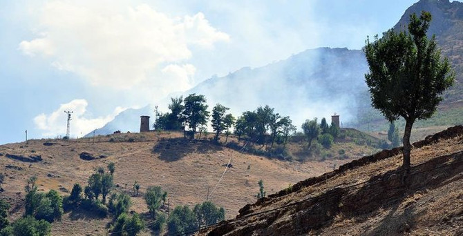 Tunceli'de jandarma karakoluna taciz ateşi