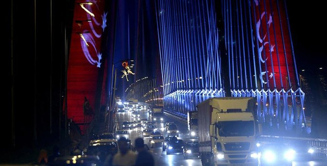 Yavuz Sultan Selim Köprüsü'nde selfie trafiği