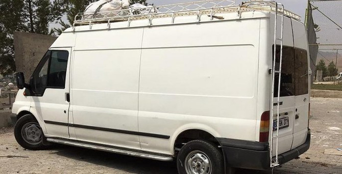 Saldırıda kullanılacağı ihbar edilen minibüs ele geçirildi