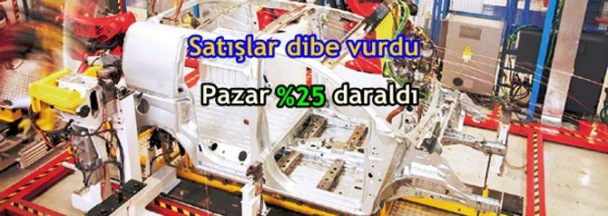 Otomotiv pazarı ilk çeyrekte daraldı