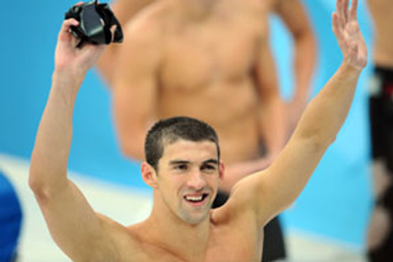 Phelps, olimpiyata damgasını vurdu