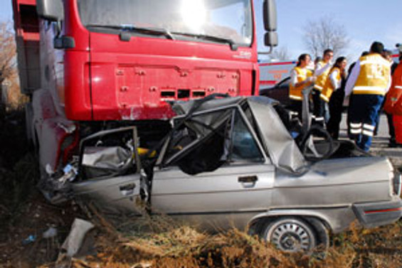 Trafik kazasında hazin son