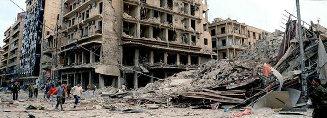 Halep "taş devri"ne döndü