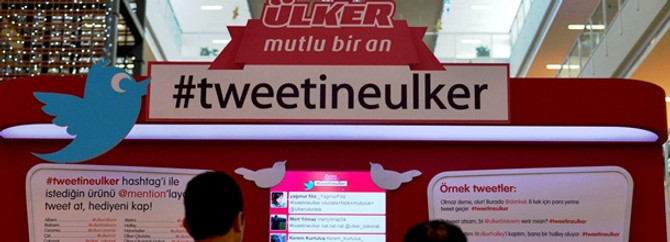 Ülker, para yerine tweet kullanacak