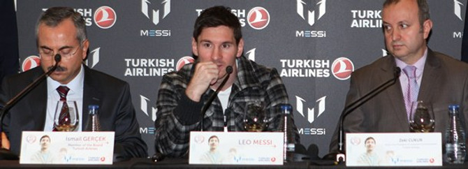THY'nin yeni marka elçisi Messi