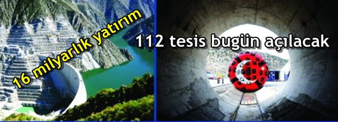 112 tesis bugün açılacak