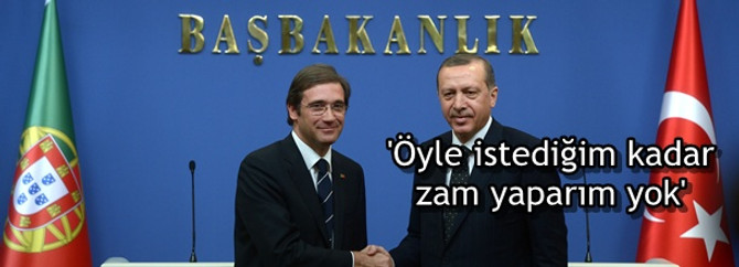 'Öyle istediğim kadar zam yaparım yok'