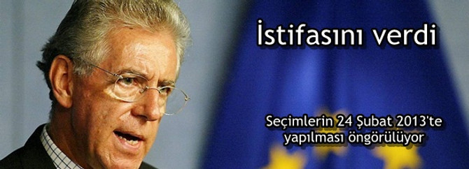 İstifasını verdi