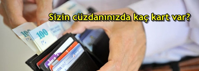 Sizin cüzdanınızda kaç tane kart var?