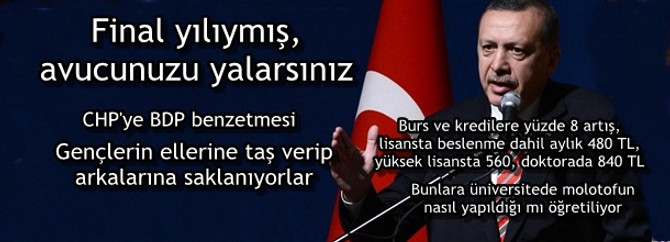 CHP gençlerin ellerine taş verip arkalarına saklanıyor