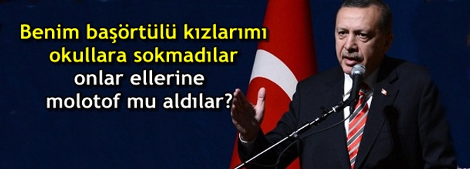 Benim başörtülü kızlarımı okullara sokmadılar