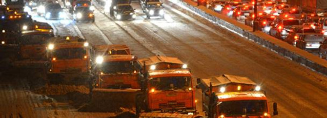 Moskova'da hayat durdu: 3 bin 500 km trafik