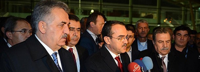 Üç bakan Hatay'a gitti