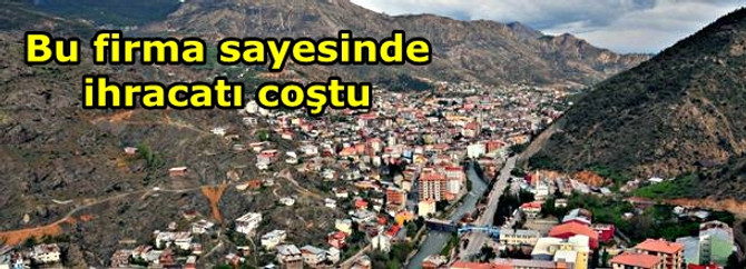 Bu firma sayesinde Gümüşhane'de ihracat coştu