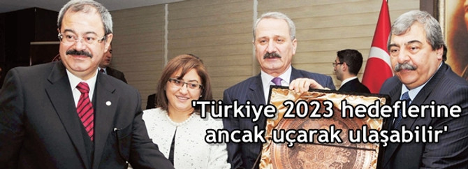 'Türkiye 2023 hedeflerine ancak uçarak ulaşabilir'