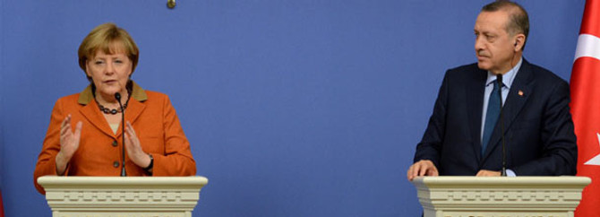Merkel'le dans