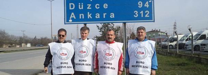 8 günde Düzce'ye vardılar