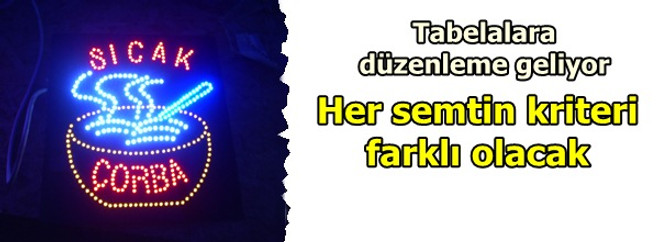 Tabelalara düzenleme geliyor