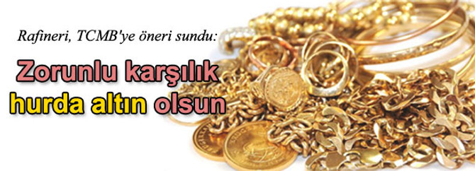 İAR: Zorunlu karşılığın bir kısmı 'hurda' olsun