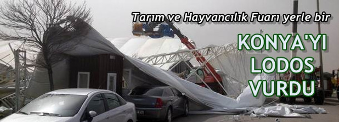 Lodos TÜYAP'ı "yıktı"
