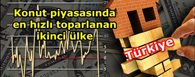 Konut piyasasında en hızlı toparlanan ikinci ülke Türkiye