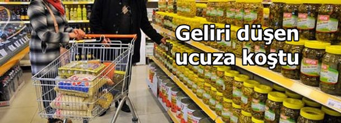 Geliri düşen ucuza koştu