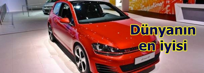 Golf dünyanın en iyi otomobili seçildi