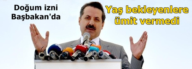 Emeklilik yaşı için kimseye söz vermedik