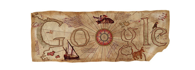Google'dan Piri Reis’e özel logo