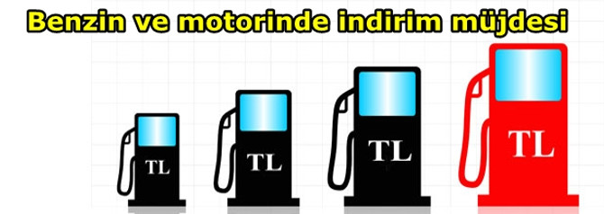 Benzin ve motorinde 10 kuruşluk indirim