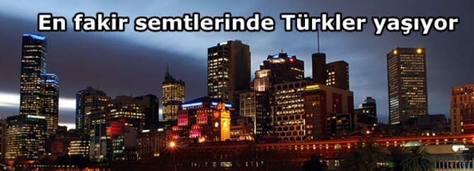 En fakir semtlerde Türkler var
