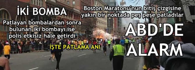 Boston'da iki bomba