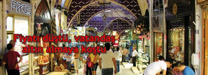 Fiyatı düştü, vatandaş altın almaya koştu