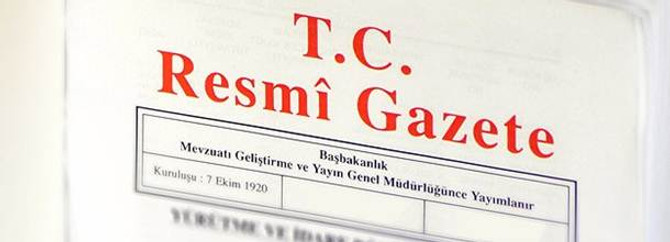 Resmi Gazete'de bugün