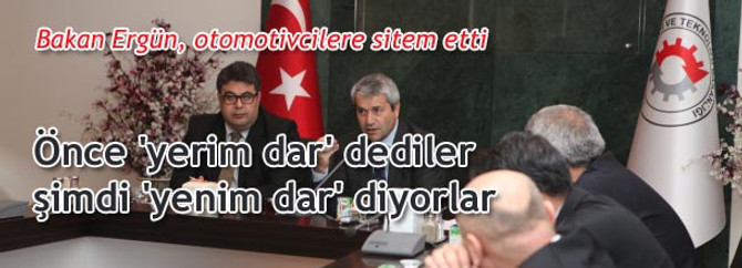 Önce 'yerim dar' dediler, şimdi 'yenim dar' diyorlar