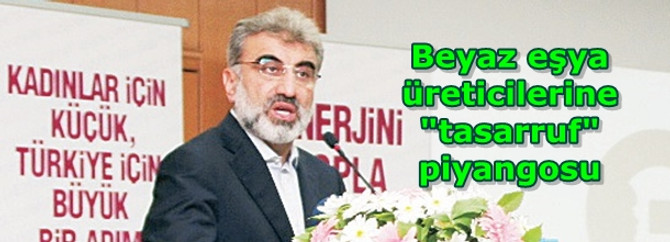 Beyaz eşya üreticilerine "tasarruf" piyangosu
