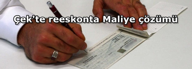 Çek'te reeskonta Maliye çözümü