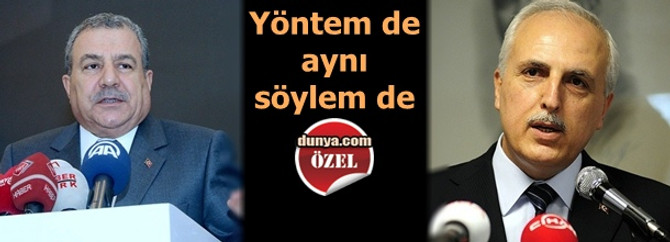 Yöntemleri de aynı söylemleri de