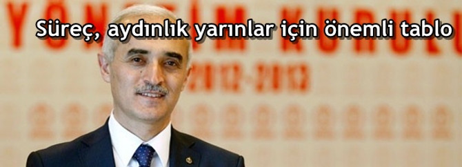 Süreç, aydınlık yarınlar için önemli tablo