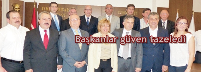 Başkanlar güven tazeledi