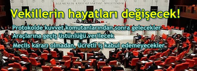 Protokol yerleri değişiyor
