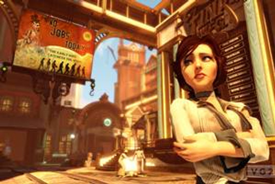 Gençler Bioshock Infinite oynuyor
