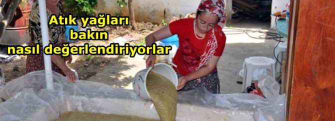 Atık yağları bakın nasıl değerlendiriyorlar