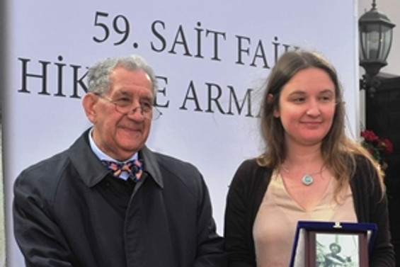 Sait Faik Hikâye Armağanı'nı Sine Ergün aldı