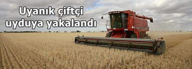 "Uyanık çiftçi" uyduya yakalandı