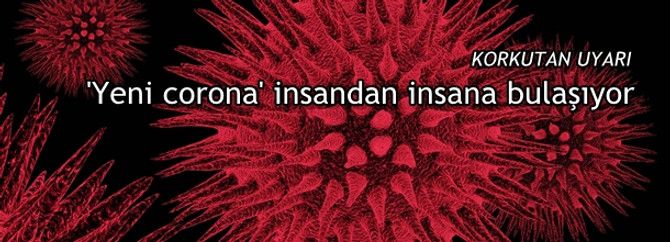 'Yeni corona' insandan insana bulaşıyor