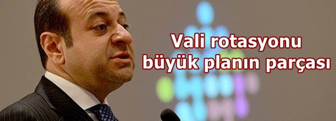 Vali rotasyonu büyük planın parçası
