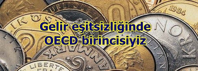 Türkiye gelir eşitsizliğinde OECD birincisi