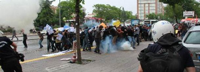 Reyhanlı protestosuna polis müdahale etti